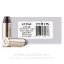 Underwood 45 Long Colt Ammo For Sale - 255 Grain LSWCGC - 20 Rounds
