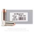 Underwood 44 Magnum Ammo For Sale - 225 Grain SCHP - 20 Rounds