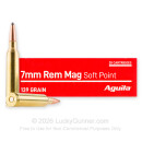 Aguila 7mm Rem Mag Ammo For Sale - 139 Grain SP - 20 Rounds