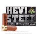 Premium 12 Gauge Ammo For Sale - 3” 1-1/4oz. BB Steel Shot Ammunition in Stock by Hevi-Steel - 25 Rounds