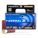 Cheap 12 Gauge Ammo For Sale - 3” 1-1/4oz. #4 Steel Shot Ammunition in Stock by Federal Speed-Shok - 100 Rounds