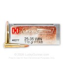 Hornady LEVERevolution 25-35 Win Ammo For Sale - 110 Grain FTX - 20 Rounds