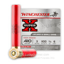 Bulk 410 Gauge Winchester Super-X 3" #6 Shot Ammo For Sale At Lucky Gunner - 250 Rounds