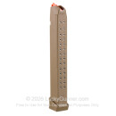Factory Glock 9mm G17/19/26 33 Round Magazine For Sale - Flat Dark Earth