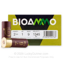 Bulk 12 Gauge Ammo For Sale - 2-3/4” 1oz. #9 Steel Shot Ammunition in Stock by BioAmmo Rex Lead - 250 Rounds