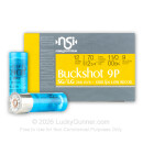 Bulk 12 Gauge Ammo For Sale - 2-3/4" 9 Pellet 00 Buckshot Ammunition in Stock by NobelSport LE Low Recoil - 250 Rounds