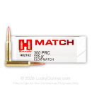 Premium 300 PRC Ammo For Sale - 225 Grain ELD Match Ammunition in Stock by Hornady - 20 Rounds