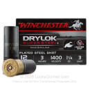 Premium 12 Gauge Ammo For Sale - 3" 1 1/4 oz. #3 Steel Shot Ammunition in Stock by Winchester Drylok Super Steel Magnum - 25 Rounds