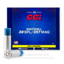 38 Special/357 Magnum - #9 Shot - CCI - 10 Rounds
