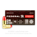 9mm - 130 Grain Total Synthetic Jacket - Federal Syntech PCC - 50 Rounds