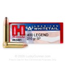 Hornady American Whitetail 400 Legend Ammo For Sale - 210 Grain InterLock - 20 Rounds