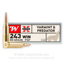 243 Ammo For Sale - 80 gr SP - Winchester Super-X Ammo Online