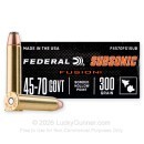 Federal Subsonic 45-70 Government Ammo For Sale - 300 Grain Bonded SP - 20 Rounds