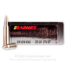 Premium 300 Win Mag Ammo For Sale - 220 Grain OTM Ammunition in Stock by Barnes Precision Match - 20 Rounds