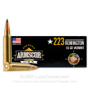 Armscor USA 223 Rem Ammo For Sale - 55 Grain Polymer Tip - 20 Rounds
