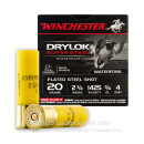 Cheap 20 ga #3 Shot For Sale - 2-3/4" #4 Shot Ammunition by Winchester - 25 Rounds