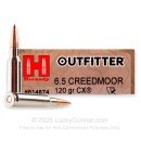 Hornady Outfitter 6.5 Creedmoor Ammo For Sale - 120 Grain CX - 20 Rounds