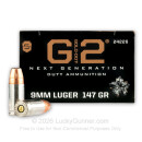 9mm - 147 Grain JHP - Speer Gold Dot G2 - 20 Rounds