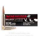 308 - 150 Grain Polymer Tip - Winchester Ballistic Silvertip - 20 Rounds