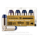 Premium 10mm Auto Ammo For Sale - 200 Grain Syntech Jacketed Hard Cast Ammunition in Stock by Federal Solid Core - 20 Rounds