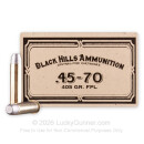 Premium 45-70 Ammo For Sale - 405 Grain LFP Ammunition in Stock by Black Hills Ammunition - 20 Rounds