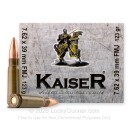 Kaiser 7.62x39 Ammo For Sale - 123 Grain FMJ - 20 Rounds