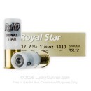 12 Gauge - 2-3/4" 1-1/8oz. Rifled Slug - Rio Royal Star - 250 Rounds