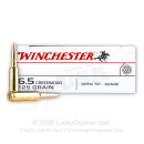 6.5 Creedmoor - 125 Grain Open Tip Range - Winchester USA - 200 Rounds