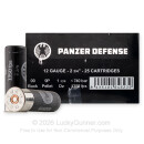 Bulk 12 Gauge Ammo For Sale - 2-3/4” 9 Pellets 00 Buck Ammunition in Stock by Panzer Defense Lequian Special HV - 250 Rounds