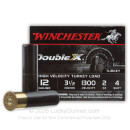Premium 12 Gauge Ammo For Sale - 3-1/2" 2 oz. #4 Turkey Load Ammunition in Stock by Winchester Double X - 10 Rounds 