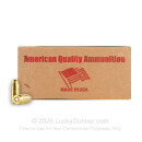 Cheap 380 Auto Ammo In Stock - 95 gr FMJ- 380 ACP Ammunition by American Quality Ammunition For Sale - 250 Rounds