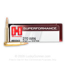 270 Win Ammo In Stock  - 130 gr Hornady SST Polymer Tip Ammunition For Sale Online