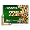 Cheap 22 LR Ammo For Sale - 36 Grain CPHP Ammunition in Stock by Remington 22 Golden Bullet - 225 Rounds