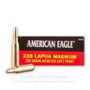 Premium 338 Lapua Magnum Ammo For Sale - 338 Lapua Magnum Ammunition in Stock by Federal American Eagle - 20 Rounds
