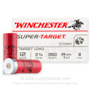 Bulk 12 Gauge Ammo For Sale - 2-3/4” 1oz. #8 Shot Ammunition in Stock by Winchester Super Target - 250 Rounds