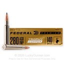 Federal 280 Ackley Improved Ammo For Sale - 140 Grain Trophy Copper - 20 Rounds