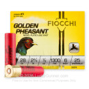 Premium 28 Gauge Ammo For Sale - 2-3/4” 7/8oz. #6 Shot Ammunition in Stock by Fiocchi Golden Pheasant - 25 Rounds