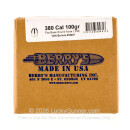 Berry's 380 Cal Plated Bullets For Sale - 380 Auto 100 gr RNFB