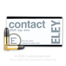 Premium 22 LR Ammo For Sale - 42 Grain LRN Ammunition in Stock by Eley Contact - 50 Rounds