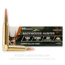 Fiocchi Backwoods Hunter 270 Ammo For Sale - 130 Grain CHP - 20 Rounds