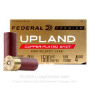 12 Gauge - 2-3/4" 1-1/8oz. #4 Shot - Federal Upland - 250 Rounds