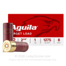 Bulk 12 Gauge Ammo For Sale - 2-3/4” 1oz. #8 Shot Ammunition in Stock by Aguila - 250 Rounds
