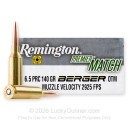 Remington Premier Match 6.5 PRC Ammo For Sale - 140 Grain OTM - 20 Rounds