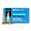 Cheap 6.5x55mm Swedish Ammo For Sale - 139 gr FMJ Full Metal Jacket Ammunition Online by Prvi Partizan - 20 Rounds