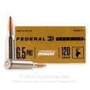 Federal 6.5 PRC Ammo For Sale - 120 Grain Trophy Copper - 20 Rounds