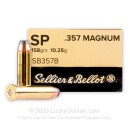 357 Mag - 158 Grain SP - Sellier & Bellot - 1000 Rounds