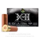 Premium 12 Gauge Ammo For Sale - 2-3/4” 1-1/8oz. #6 Tungsten Shot Ammunition in Stock by Hevi-XII - 25 Rounds