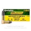 22 LR - 36 Grain LHP - Remington 22 Cyclone - 225 Rounds