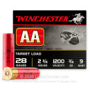 Bulk 28 Gauge Ammo For Sale - 2-3/4” 3/4oz. #9 Shot Ammunition in Stock by Winchester AA - 250 Rounds