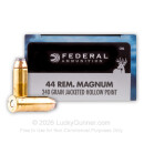 Premium 44 Magnum Ammo For Sale - 240 gr Federal Premium Personal Defense Ammunition In Stock - 20 Rounds